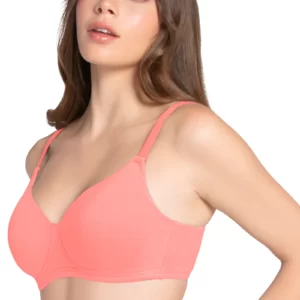 Non Wired T-shirt Bra - Salmon Rose-Rs850