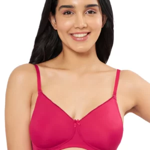 Non-wired T-shirt Bra - Pursian Red-Rs750